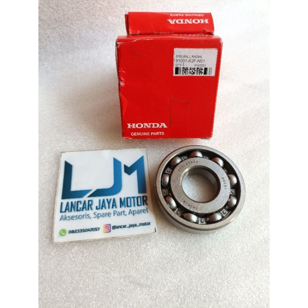BEARING LAHER KRUK AS KRUK CRANKSHAFT BANDUL KANAN GENIO BEAT K1A NEW SCOOPY K2F 2021 91001-K0J-N01 
