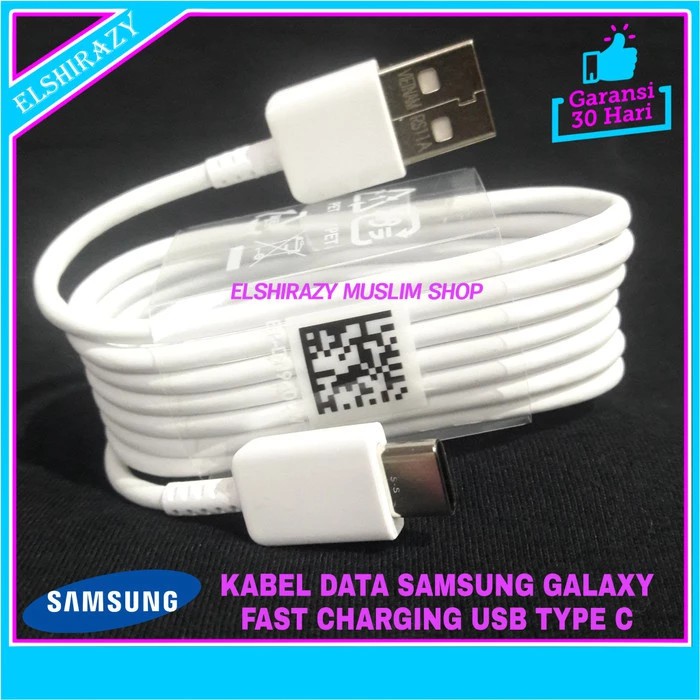 Kabel data USB Samsung Galaxy A11 M11 ORIGINAL 100% Type C Putih