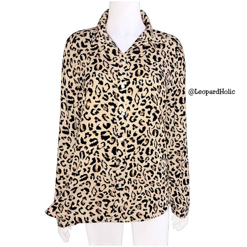 Kemeja H&M LEOPARD PROMO 