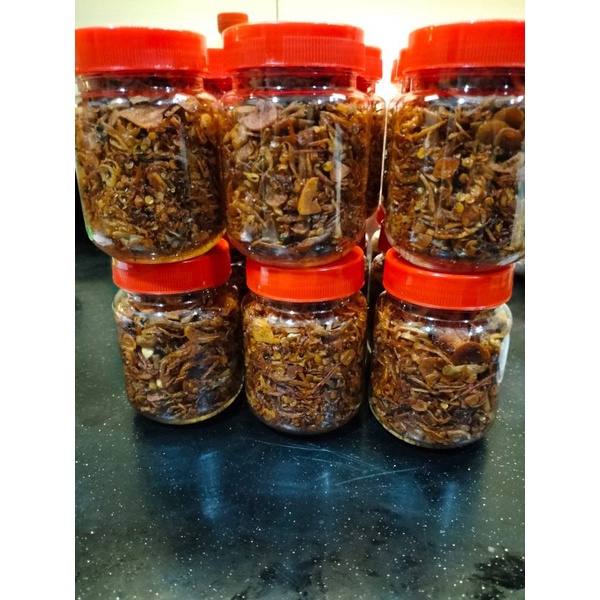 

Sambal bawang goreng kriuk teri nasi pedas