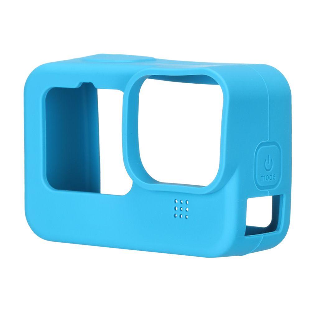 POPULAR Casing Silikon Populer Anti Gores Full Body Lembut Dengan Penutup Lensa/Lanyard Untuk Gopro Hero10Hitam