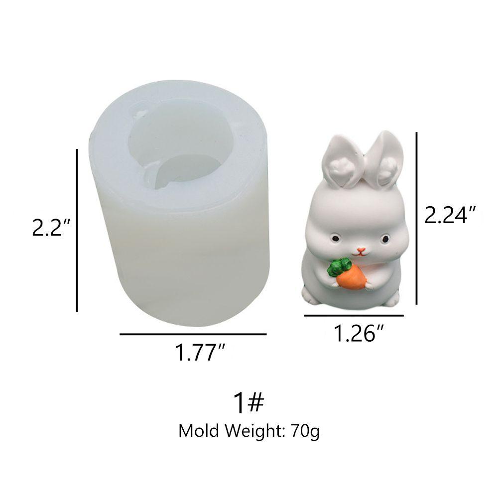 Solighter Cetakan Silikon Bunny Animal Kelinci Sabun