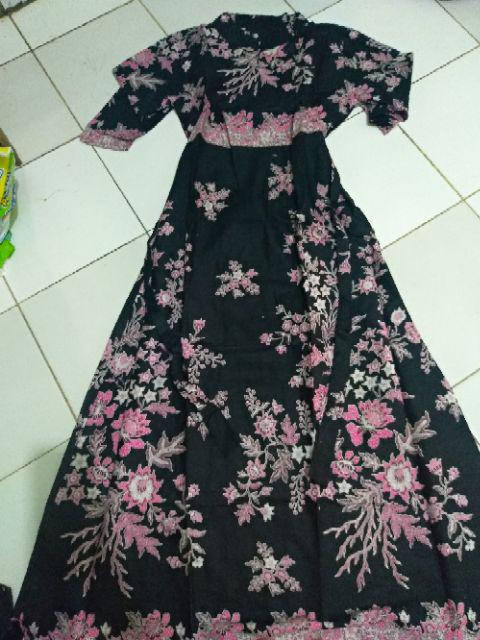 Termurah-baju Batik Couple Keluarga Bakung Full Prada/batik Couple Keluarga/couple Gamis Katun 2525
