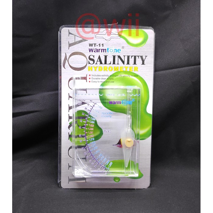 Warmtone salinity hydrometer Aquarium air laut