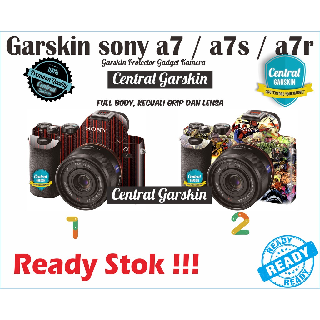 Garskin Kamera Sony a7 a7r a7s - Marvel RED