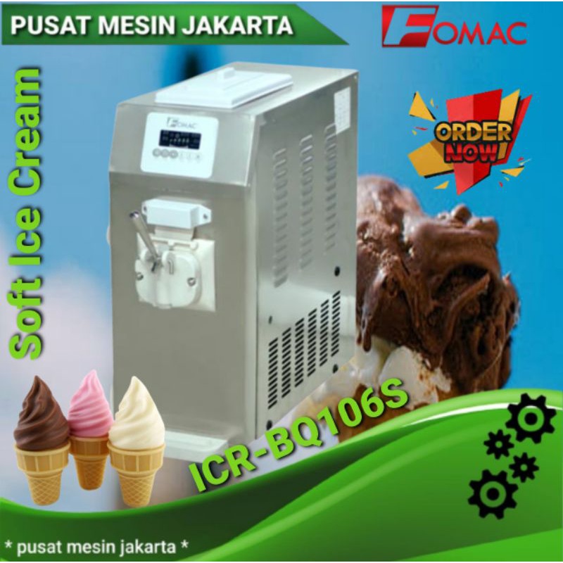 ICR-BQ106S ICE CREAM MESIN ES KRIM CONE 1 TUAS FOMAC