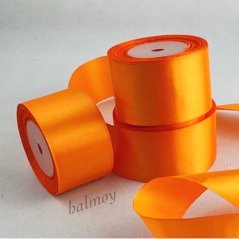 

PITA SATIN KAIN 2 INCI / 5 CM WARNA ORANGE #025