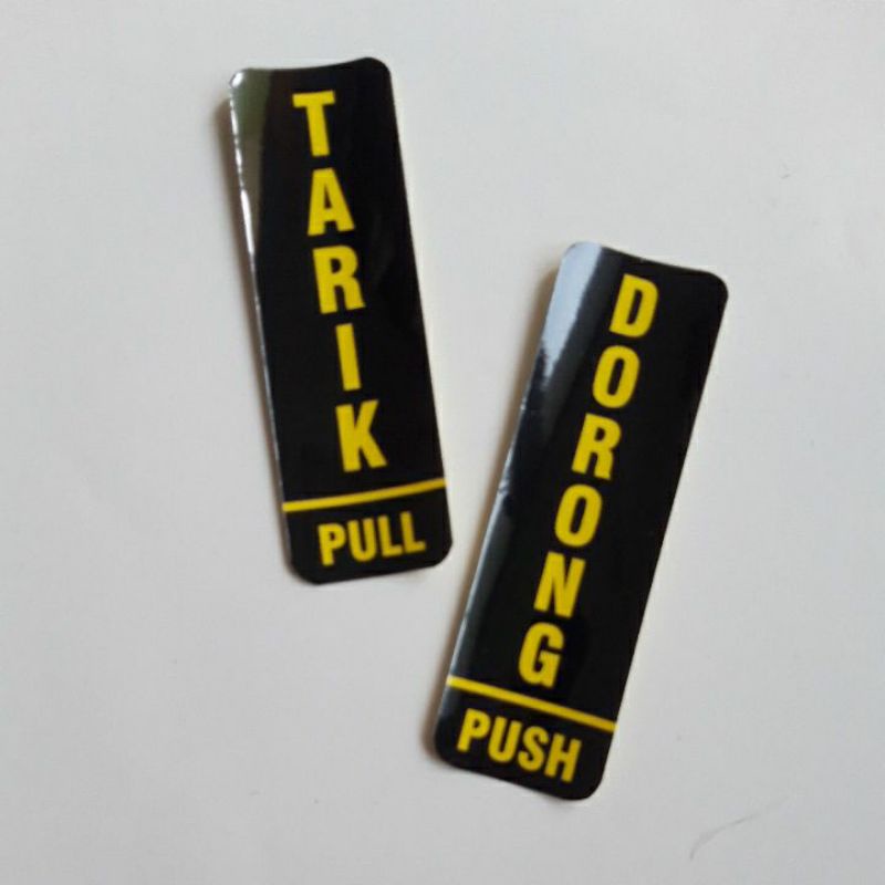 

Stiker Tarik Dorong Mini