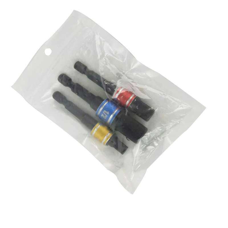 FEIMING Mata Bor Elektrik Adapter Extension Bits Hex 1/4 3/8 1/2 3 PCS - BD003