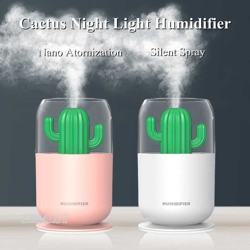 HIMIST Air Humidifier Pelembab Udara Aromatherapy Kaktus 300ML