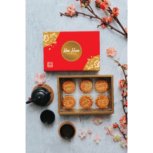 Per Box Mini Mooncake Mix Tong Jiu Pia Kim Hwa- Kue Bulan - Moon Cake