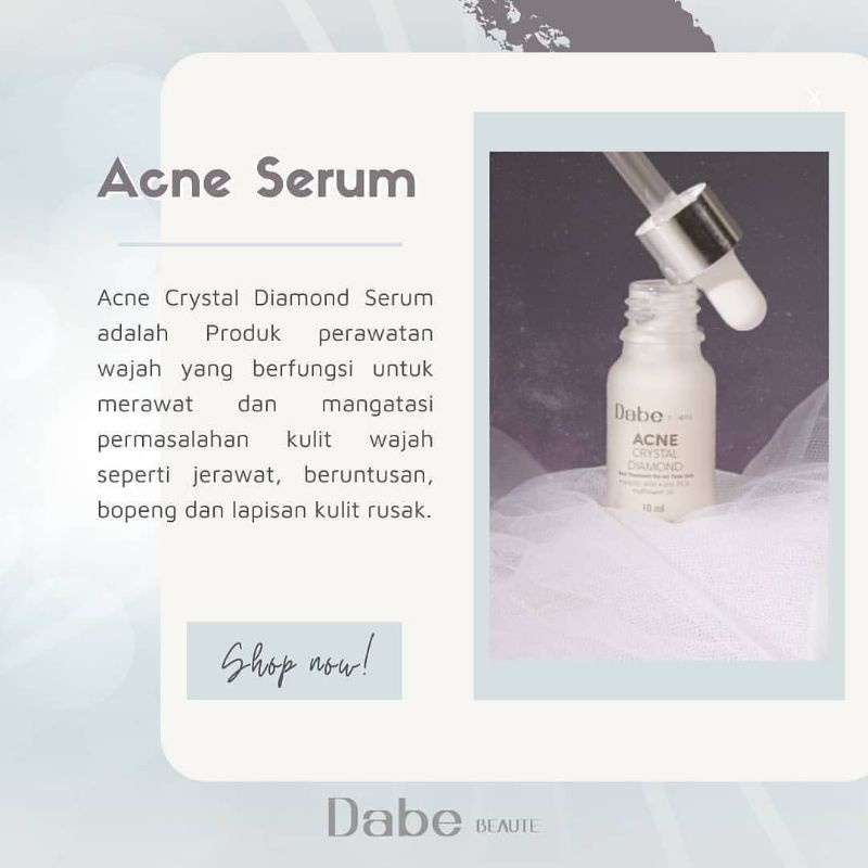 Paket DABE BEAUTE + ACNE SERUM