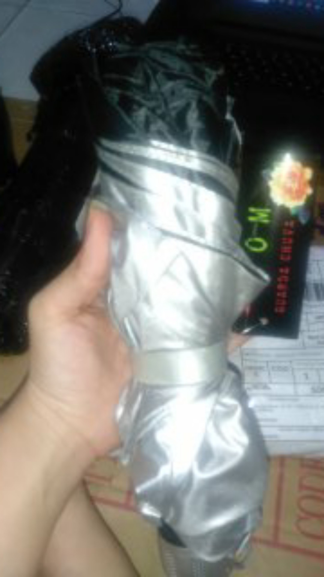 Payung Lipat 3 Sky Lapisan Silver Promosi - A3-16