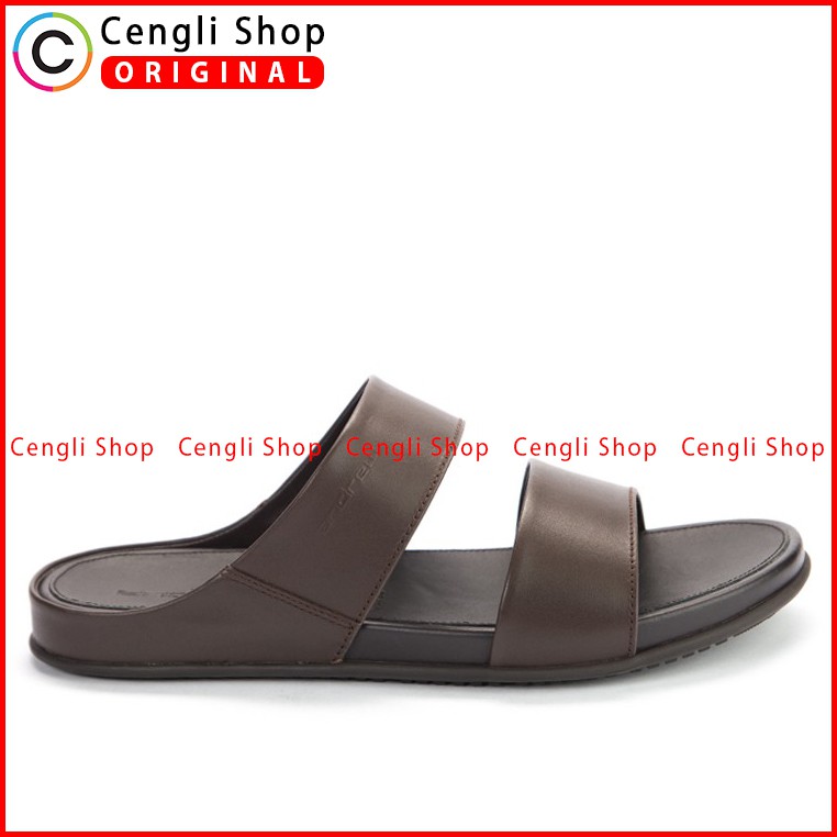 SANDAL ANDREW PRIA TERBARU ORIGINAL CASUAL KULIT BRANDED COKLAT ANM10