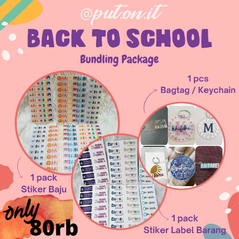 

‼️‼️PROMO‼️‼️ Bundling package BACK TO SCHOOL