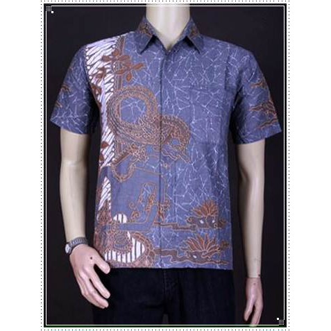 BATIK COWOK ARJUNA KEMEJA BATIK ARJUNA 714 MOTIF WAYANG