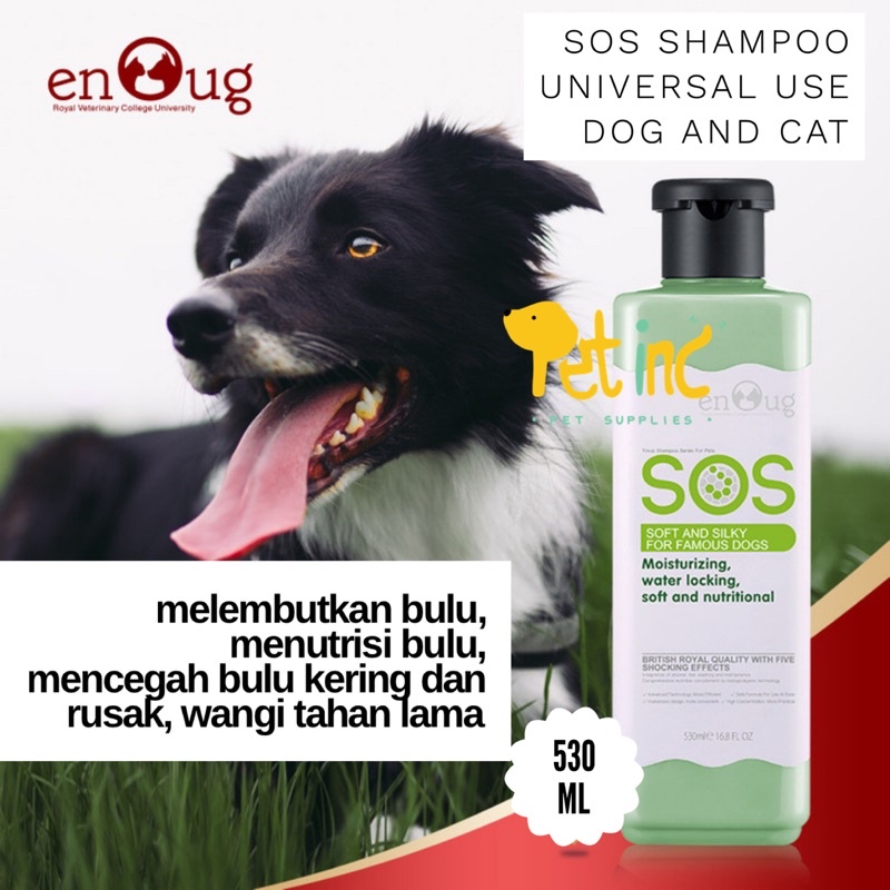 SOS shampoo for damage hair and easy bad odor dogs 530ml