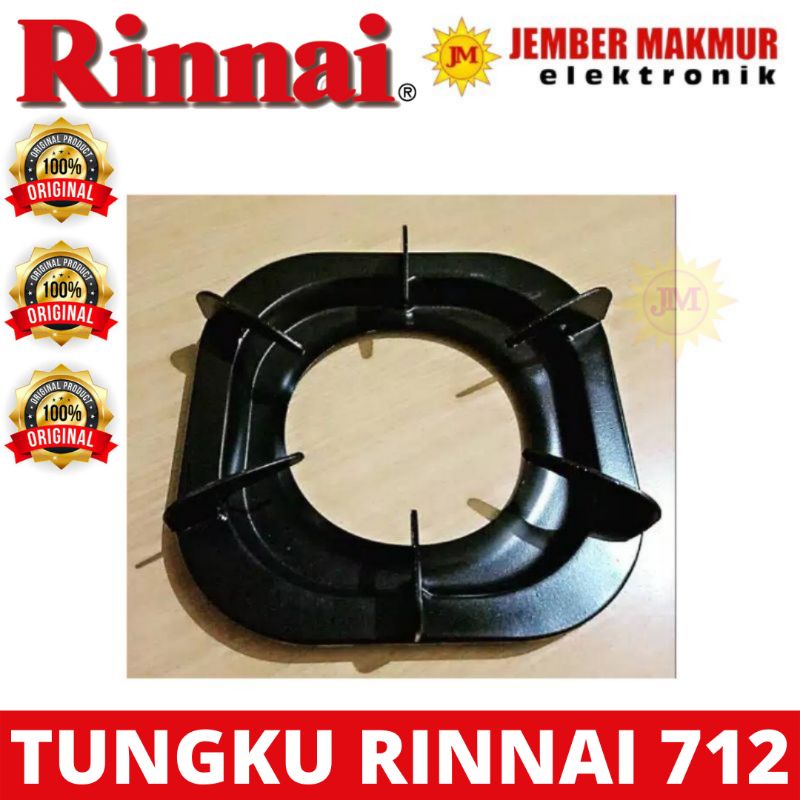 TATAKAN KOMPOR RINNAI 100% ORI ANTI SLIP tungku kompor rinnai RI 712 BGX ORIGINAL SPAREPART