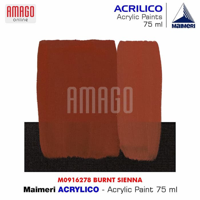 MAIMERI ACRILICO - ACRYLIC PAINT - BURNT SIENNA - 75ML - M0916278