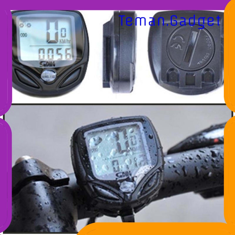 TG-IB763 SUNDING SPEEDOMETER SEPEDA WIRELESS DISPLAY LCD - SD-548C