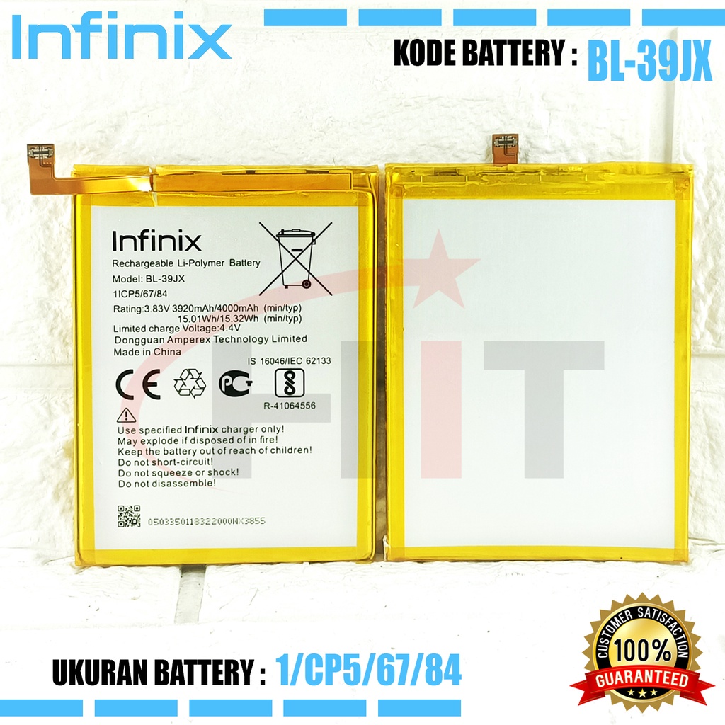 Baterai Ori Battery INFINIX HOT 6X - HOT S3X X622 Battery BL-39JX