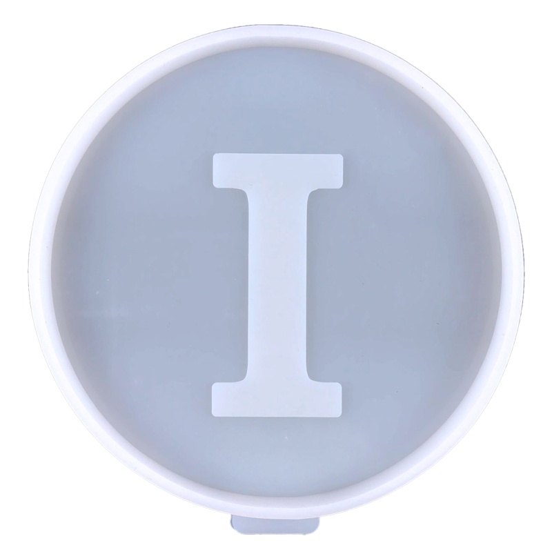 SIY  26 Letters Coaster UV Crystal Epoxy Mold Cup Mat Mug Pad Resin Silicone Mould