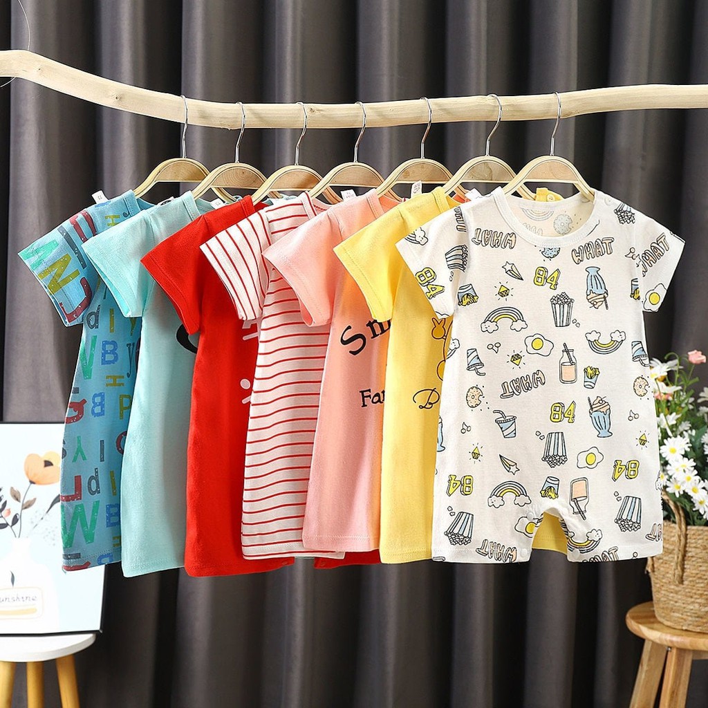 Baju bayi 0 6 bulan Jumper bayi / baju bayi laki laki baju bayi perempuan jumper bayi 0 6 bulan Import