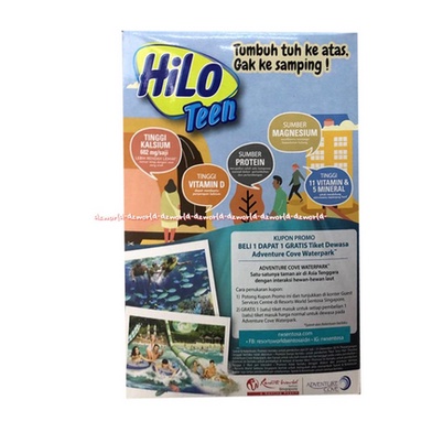 Hilo Teen Chocolate 500gr Sangat Cocok Dikonsumsi Untuk Menunjang Pertumbuhan Tinggi Badan Hailo