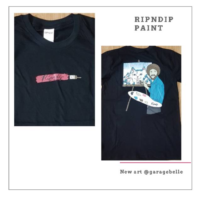 Kaos Premium Ori RipnDip Paint