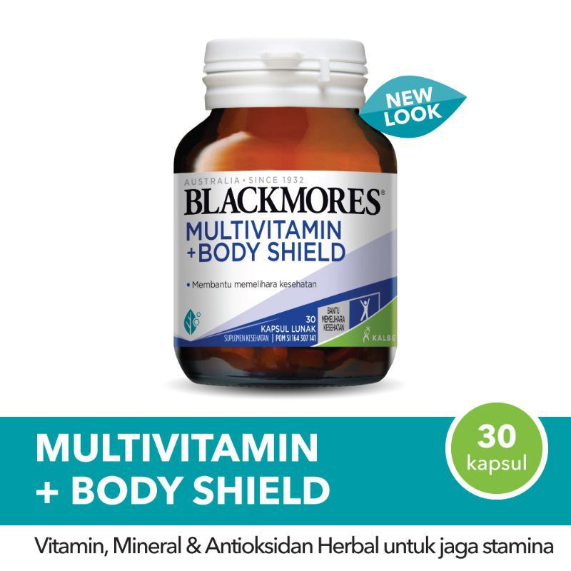 Blackmores Multivitamin + Body Shield 30Kapsul