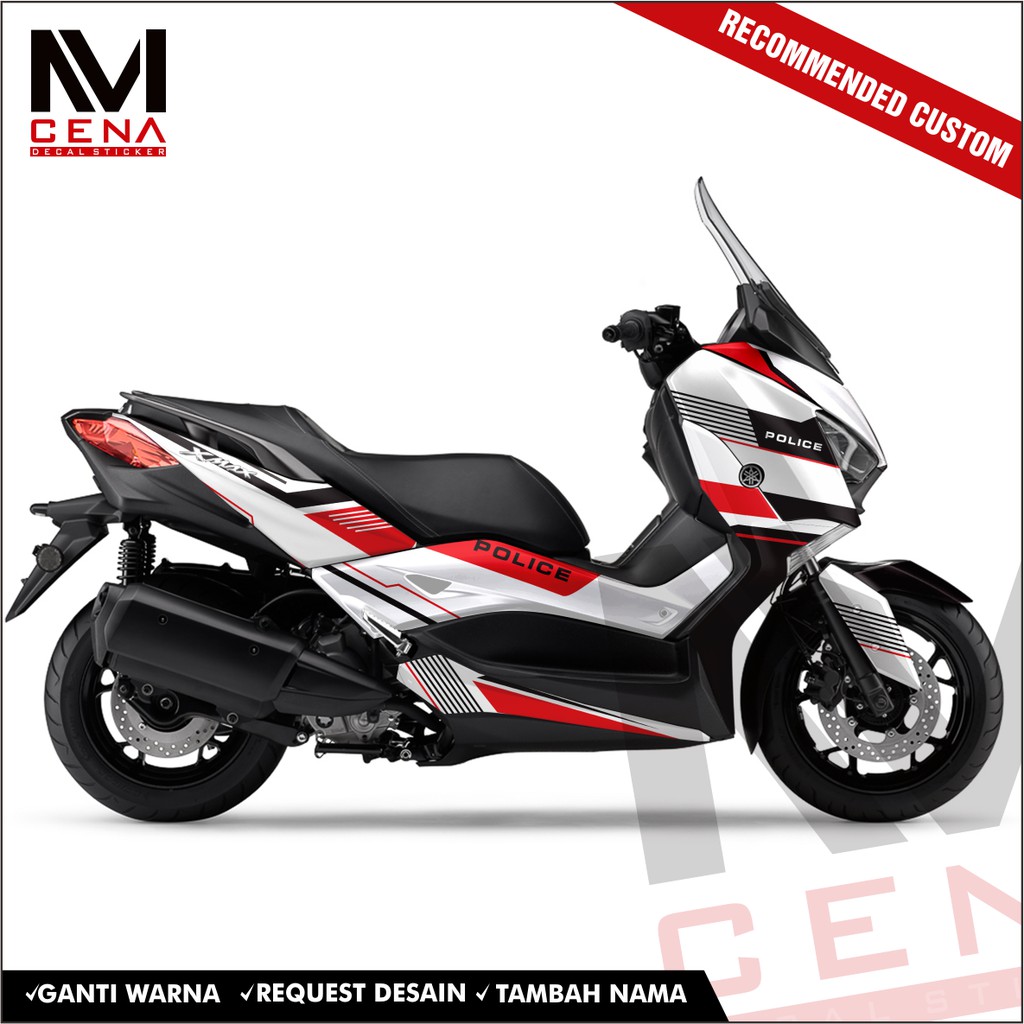 Sticker Decal XMAX Sticker Xmax Striping XMAX FULL BODY STIKER XMAX Decal Yamaha XMAX GFX RAC LINE