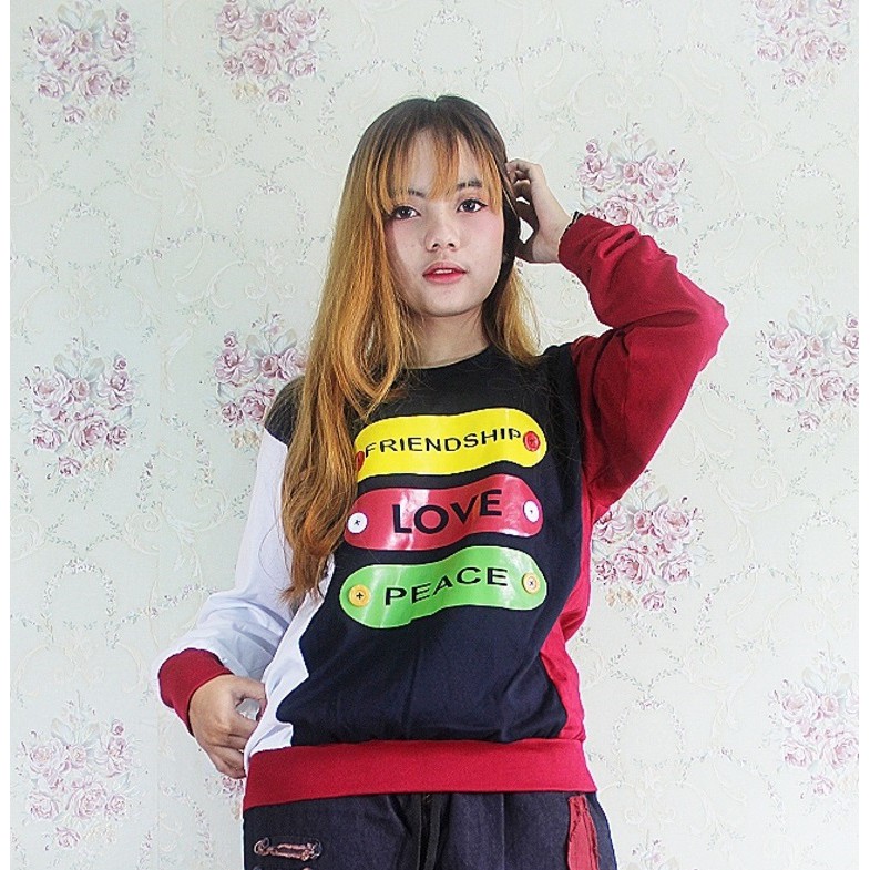 Hits Terpopuler Kaos Zolaqu Terbaru New Arrival Biru Navy Kombinasi / Atasan Wanita Baju Lengan Panj