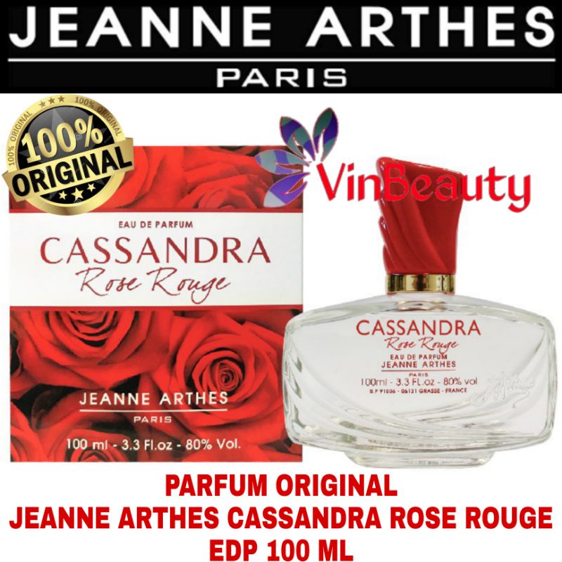 Parfum OriginaL Jeanne Arthes Cassandra Rose Rouge EDP 100 ml For Women Murah