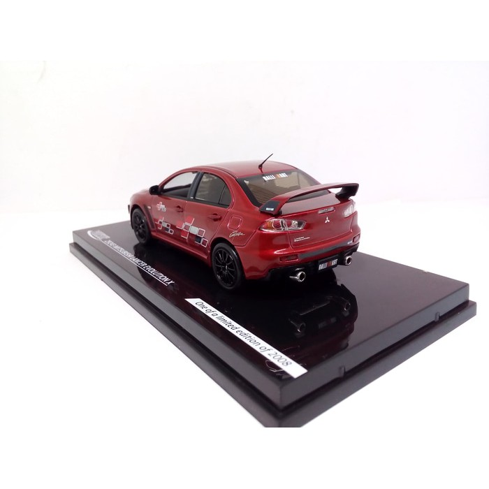 Diecast MIniatur Mobil MITSUBISHI LANCER EVOLUTION X Merah