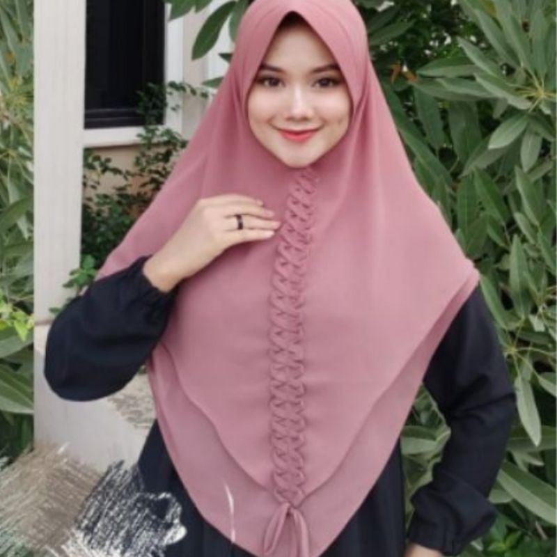 HIJAB KHIMAR PANJANG ZAENAB KEPANG R521