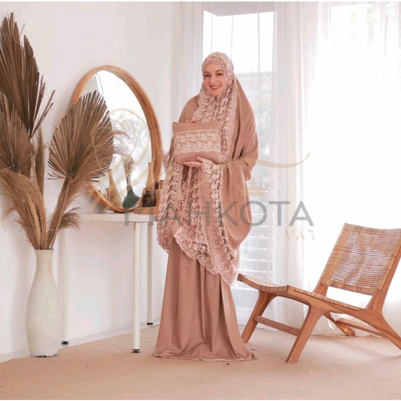 MUKENA DEWASA  SHIREEN RAYON PREMIUM RENDA MEWAH