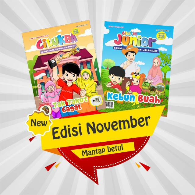 Majalah anak cilukba dan cilukba junior