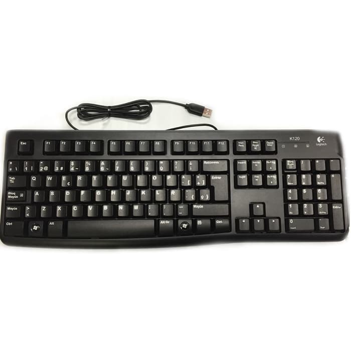 Logitech Keyboard USB K120 Original - Keyboard Logitech K120 Wired