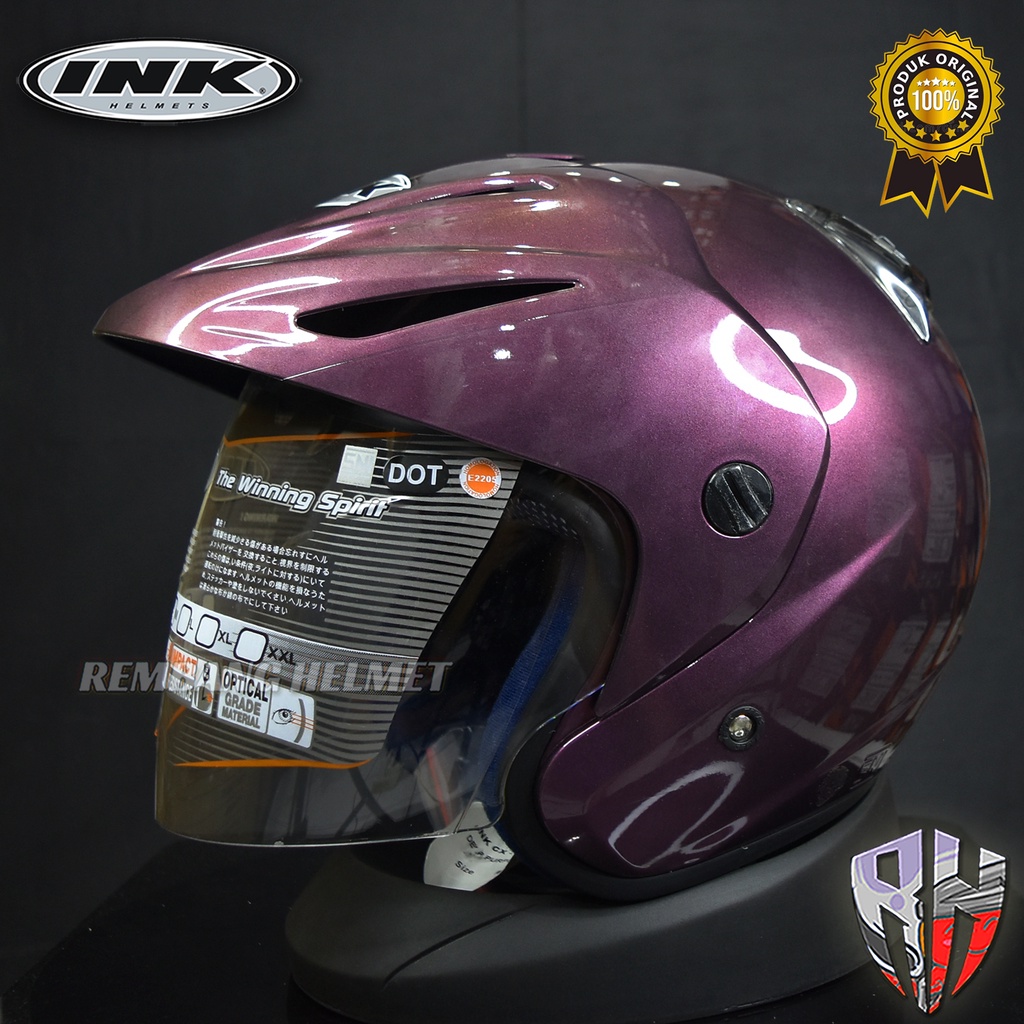 HELM INK CX22 SOLID ORIGINAL PURPLE HELM INK CX22 ORI PACKING BOX