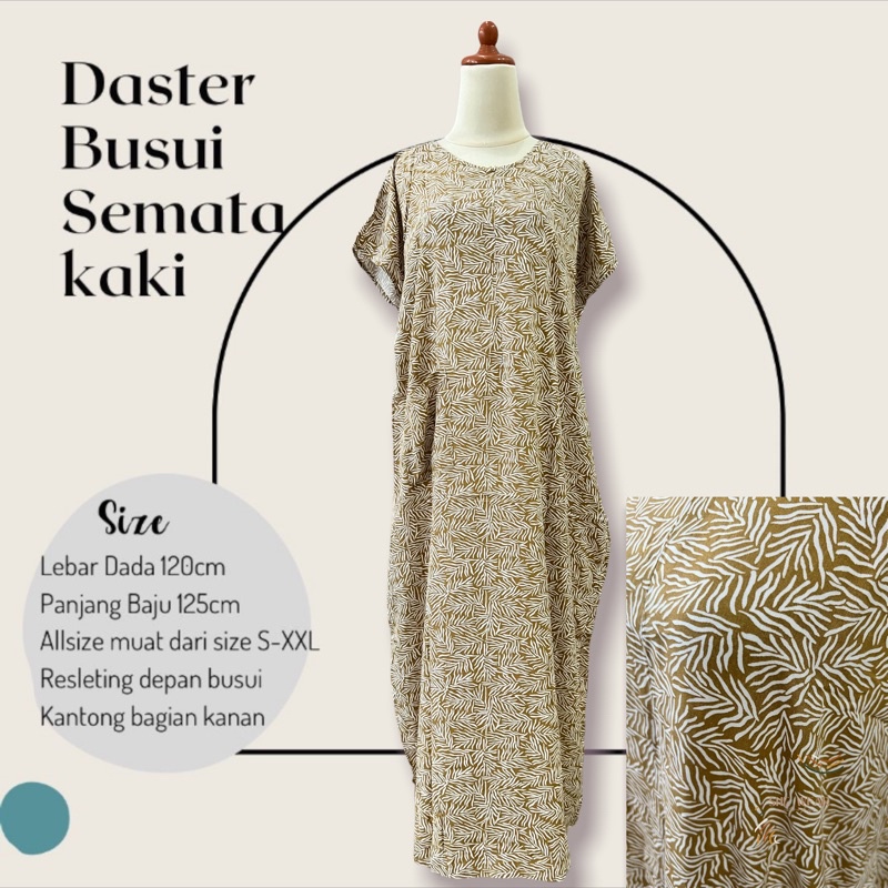DASTER BUSUI SEMATAKAKI|DASTER ADEM|DASTER SEMATA KAKI | DASTER RAYON | DASTER PANJANG| DASTER MURAH-372