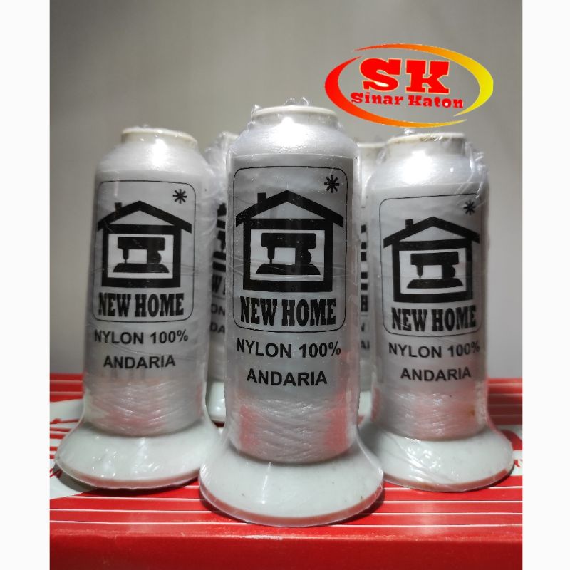 Benang transparan Andaria/benang aplikasi/benang payet