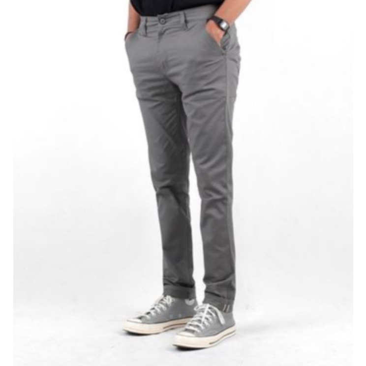 celana Chino panjang pria/celana Chino jumbo slimfit