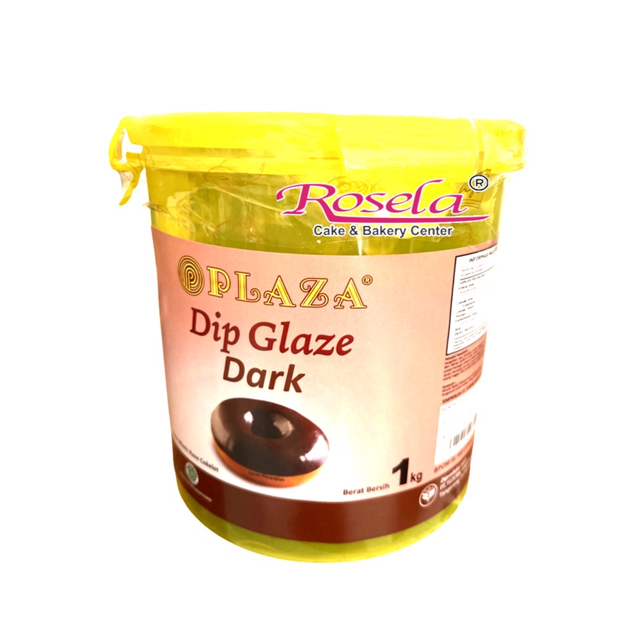 

PLAZA Dip Glaze Dark 1 Kg Glaze Coklat Plaza Dark Chocolate