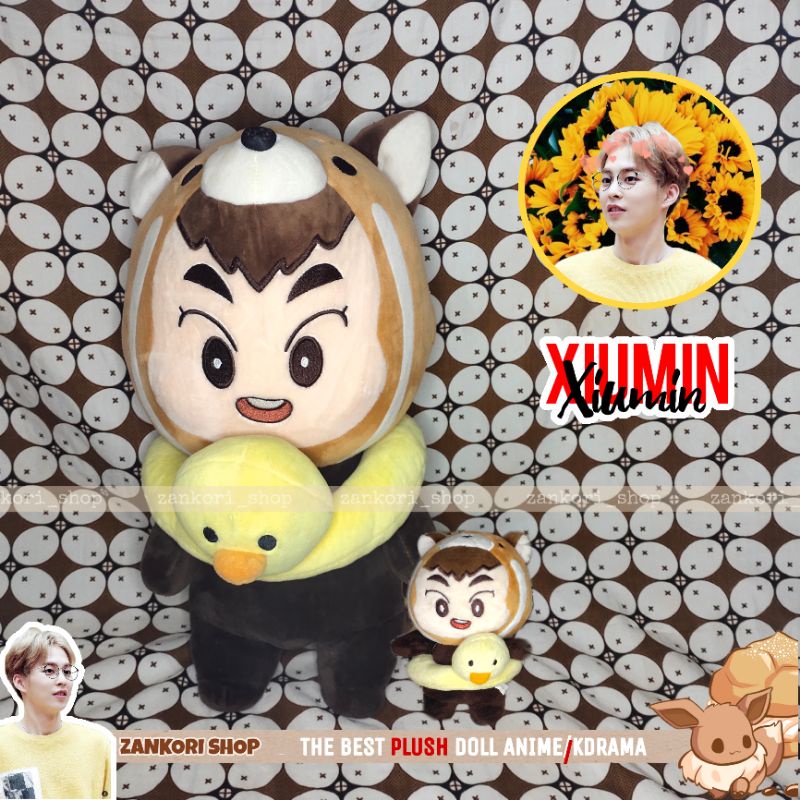 PLUSH XIUMIN MINGURI DOLL EXO /BONEKA OPPA XIUMIN / BONEKA EXO