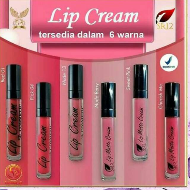 Lip cream sr12 /lip matte sr12