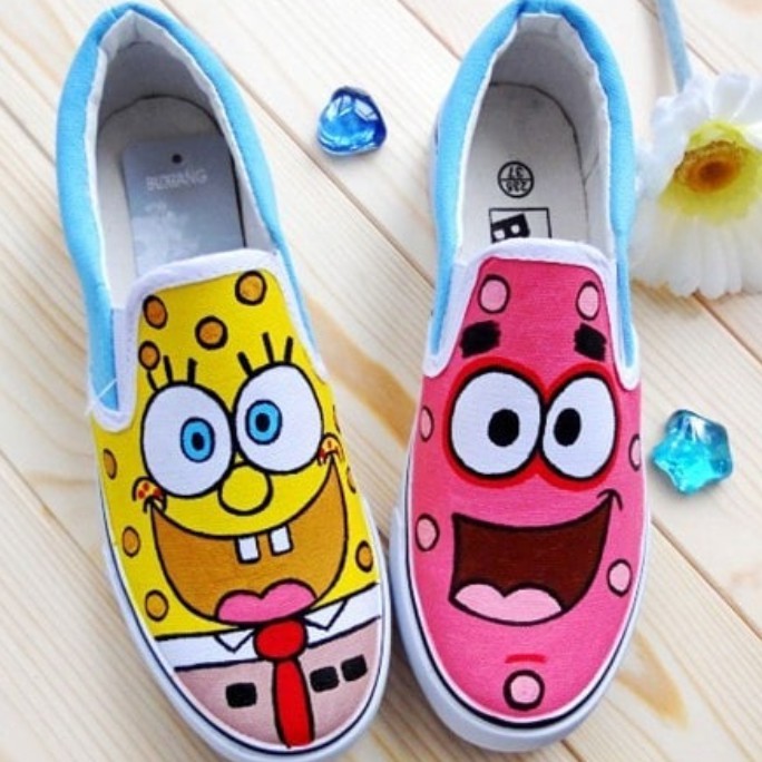 

SEPATU LUKIS BEBAS DESAIN CUSTOM NAMA GAMBAR KUALITAS RAPI CEPAT 155