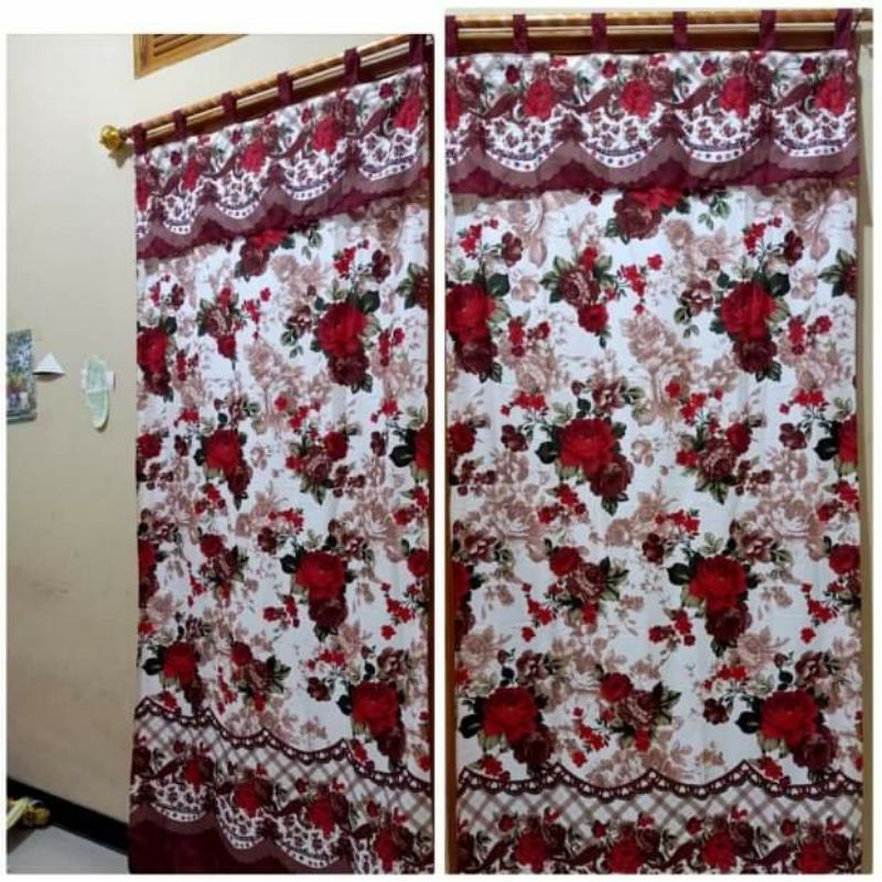 TIRAI GORDEN JENDELA KAMAR TIDUR | KORDEN HORDENG CENDELA MOTIF KARAKTER DAN POLOS UKURAN KECIL 60CM PANJANG 150CM GRATIS ONGKIR SELURUH INDONESIA BISA COD