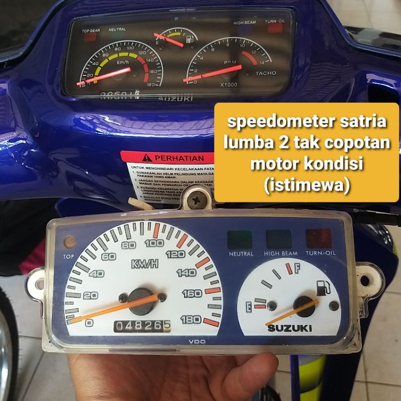 spedometer speedometer spido satria lumba satria 2 tak BIRU