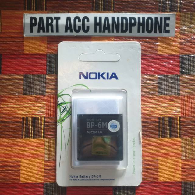 Baterai nokia bp6m bp-6m nokia 9300 9300i n73 ori original