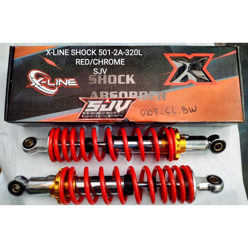 SHOCK X-LINE NON TABUNG UK 280/320/340MM TERMURAH